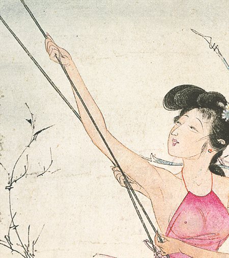 惠阳-胡也佛的仕女画和最知名的金瓶梅秘戏图